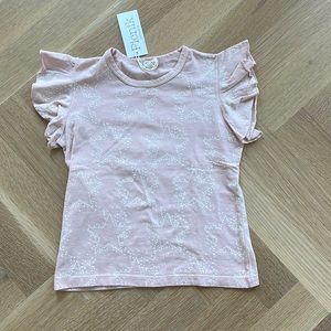 Picnik flutter sleeve tee shirt size 7 years
